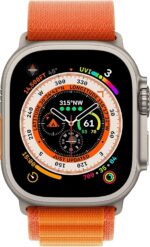 Apple Watch Series Ultra - Titanium Case w/ Large Orange Alpine Loop, Unlocked, 49mm - Certified Refurbished - Image 2