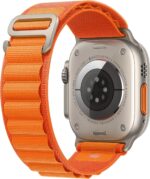 Apple Watch Series Ultra - Titanium Case w/ Large Orange Alpine Loop, Unlocked, 49mm - Certified Refurbished - Image 3