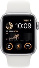 Apple Watch SE 2nd Gen(GPS + LTE) 40mm Aluminum Case with White Sport Band (Used) - Image 2
